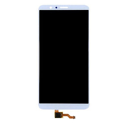 Дисплей (екран) Huawei Honor 7X, З сенсорним склом, Білий