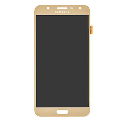 Дисплей (екран) Samsung J701F Galaxy J7 Neo, З сенсорним склом, Без рамки, TFT, Золотий