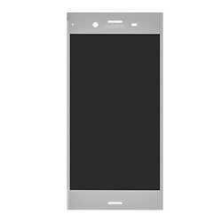 Дисплей (екран) Sony G8341 Xperia XZ1 / G8342 Xperia XZ1, Original (PRC), З сенсорним склом, Без рамки, Срібний