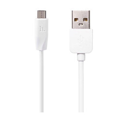 USB кабель Hoco X1 Rapid, MicroUSB, 1.0 м., Білий