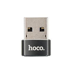 Адаптер Hoco UA5, Type-C, USB, Чорний