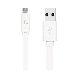 USB кабель Hoco X5 Bamboo, MicroUSB, 1.0 м., Белый