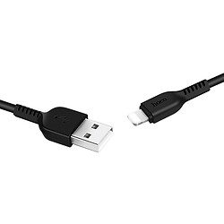 USB кабель Hoco X13 Easy Charged Apple iPhone SE 2022 / iPhone 14 Pro Max / iPhone 14 Plus / iPhone 14 Pro / iPhone 14 / iPhone 13 Pro / iPhone 13 Mini / iPhone 13 / iPhone 13 Pro Max / iPhone 12 Mini / iPhone 12 Pro Max, Lightning, 1.0 м., Черный - № 3