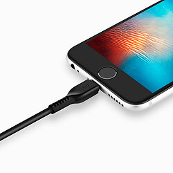 USB кабель Hoco X13 Easy Charged Apple iPhone SE 2022 / iPhone 14 Pro Max / iPhone 14 Plus / iPhone 14 Pro / iPhone 14 / iPhone 13 Pro / iPhone 13 Mini / iPhone 13 / iPhone 13 Pro Max / iPhone 12 Mini / iPhone 12 Pro Max, Lightning, 1.0 м., Черный - № 4