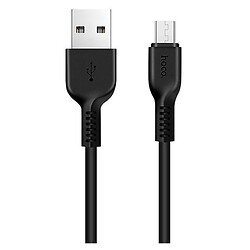 USB кабель Hoco X13 Easy Charged, MicroUSB, 1.0 м., Чорний