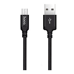 USB кабель Hoco X14 Times Speed, MicroUSB, 1.0 м., Чорний