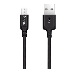 USB кабель Hoco X14 Times Speed, MicroUSB, 1.0 м., Черный