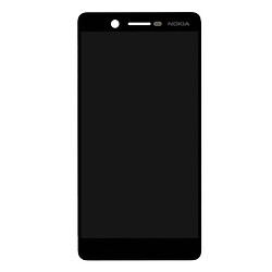 Дисплей (екран) Nokia 7 Dual Sim, З сенсорним склом, Чорний