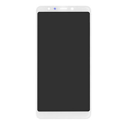 Дисплей (екран) Xiaomi Redmi 5, High quality, З сенсорним склом, Без рамки, Білий