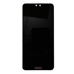 Дисплей (екран) Huawei P20, High quality, З сенсорним склом, Без рамки, Чорний