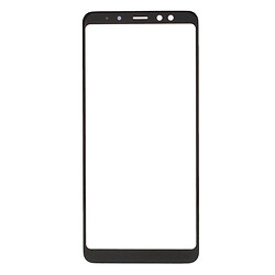 Скло Samsung A730 Galaxy A8 Plus, Чорний