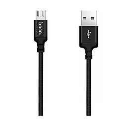 USB кабель Hoco X14 Times Speed, MicroUSB, 2.0 м., Чорний