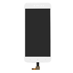 Дисплей (екран) Xiaomi Redmi Note 5A Prime, High quality, З сенсорним склом, Без рамки, Білий