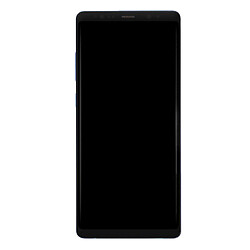 Дисплей (екран) Samsung N950 Galaxy Note 8, З сенсорним склом, Синій