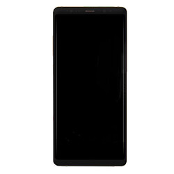 Дисплей (екран) Samsung N950 Galaxy Note 8, З сенсорним склом, З рамкою, Amoled, Золотий