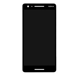 Дисплей (екран) Nokia 2.1 Dual Sim, Original (PRC), З сенсорним склом, Без рамки, Чорний