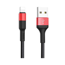 USB кабель Hoco X26 Xpress Charging Apple iPhone SE 2022 / iPhone 14 Pro Max / iPhone 14 Plus / iPhone 14 Pro / iPhone 14 / iPhone 13 Pro / iPhone 13 Mini / iPhone 13 / iPhone 13 Pro Max / iPhone 12 Mini / iPhone 12 Pro Max, Lightning, 1.0 м., Чорний