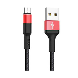 USB кабель Hoco X26 Xpress Charging, MicroUSB, 1.0 м., Чорний