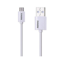 USB кабель Remax RC-007m Fast, MicroUSB, Original, 1.0 м., Білий