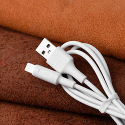 USB кабель Hoco X25 Soarer Apple iPhone SE 2022 / iPhone 14 Pro Max / iPhone 14 Plus / iPhone 14 Pro / iPhone 14 / iPhone 13 Pro / iPhone 13 Mini / iPhone 13 / iPhone 13 Pro Max / iPhone 12 Mini / iPhone 12 Pro Max, Lightning, 1.0 м., Белый - № 3