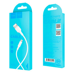 USB кабель Hoco X25 Soarer Apple iPhone SE 2022 / iPhone 14 Pro Max / iPhone 14 Plus / iPhone 14 Pro / iPhone 14 / iPhone 13 Pro / iPhone 13 Mini / iPhone 13 / iPhone 13 Pro Max / iPhone 12 Mini / iPhone 12 Pro Max, Lightning, 1.0 м., Белый - № 5