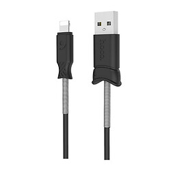 USB кабель Hoco X24 Pisces Apple iPhone SE 2022 / iPhone 14 Pro Max / iPhone 14 Plus / iPhone 14 Pro / iPhone 14 / iPhone 13 Pro / iPhone 13 Mini / iPhone 13 / iPhone 13 Pro Max / iPhone 12 Mini / iPhone 12 Pro Max, Lightning, 1.0 м., Черный