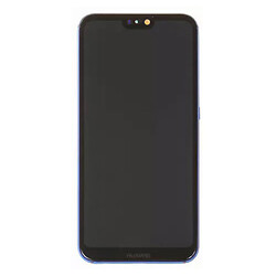Дисплей (екран) Huawei Nova 3e / P20 Lite, High quality, З рамкою, З сенсорним склом, Синій