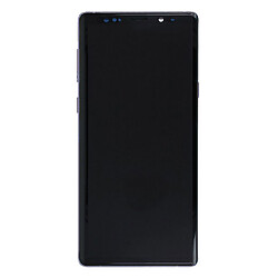 Дисплей (екран) Samsung N960 Galaxy Note 9, З сенсорним склом, З рамкою, Super Amoled, Фіолетовий