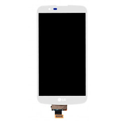 Дисплей (экран) LG K410 K10 3G Dual Sim / K420N K10 LTE / K430 K10 LTE Dual Sim, High quality, С сенсорным стеклом, Без рамки, Белый