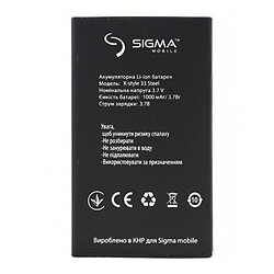 Акумулятор Sigma X-Style X33 STEEL, Original