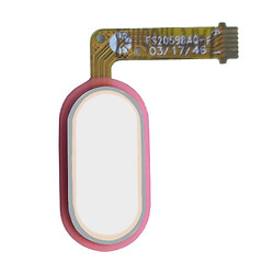Шлейф Meizu M710 M5c, З кнопкою меню, Золотий