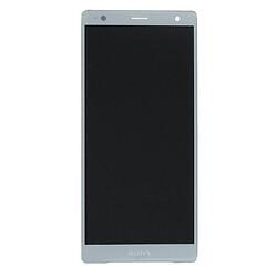 Дисплей (екран) Sony H8216 Xperia XZ2 / H8266 Xperia XZ2, Original (PRC), З сенсорним склом, Без рамки, Срібний