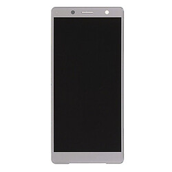 Дисплей (екран) Sony H8314 Xperia XZ2 Compact / H8324 Xperia XZ2 Compact, З сенсорним склом, Срібний