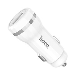 АЗУ Hoco Z27, С кабелем, MicroUSB, 2.4 A, Белый