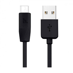 USB кабель Hoco X1 Rapid, MicroUSB, 1.0 м., Чорний