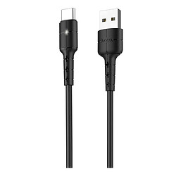 USB кабель Hoco X30 Star Charging, Type-C, 1.2 м., Черный