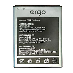 Аккумулятор ERGO F502 Platinum Dual Sim, Original