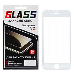 Захисне скло Apple iPhone 6 Plus / iPhone 6S Plus, F-Glass, 5D, Білий