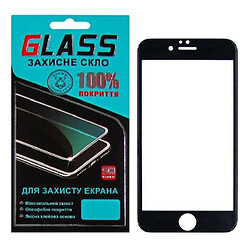 Захисне скло Apple iPhone 6 / iPhone 6S, F-Glass, 4D, Чорний