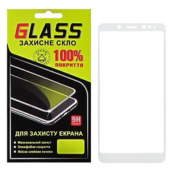 Защитное стекло Xiaomi Redmi Note 5 / Redmi Note 5 Pro, F-Glass, 2.5D, Белый