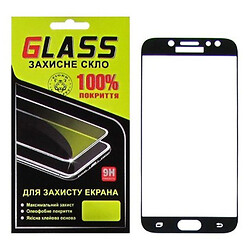 Защитное стекло Samsung J730 Galaxy J7, G-Glass, 2.5D, Черный