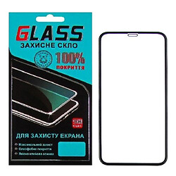 Захисне скло Apple iPhone 11 / iPhone XR, F-Glass, 4D, Чорний