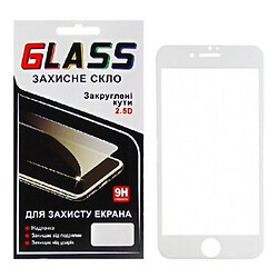 Захисне скло Apple iPhone 7 Plus / iPhone 8 Plus, F-Glass, 5D, Білий