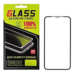 Защитное стекло Apple iPhone 11 / iPhone XR, G-Glass, 2.5D, черный