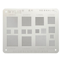 Трафарет WYLIE WL-53 0.30 / 0.35 / 0.40 / 0.50 0.12 мм.