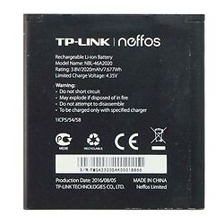 Аккумулятор TP-LINK Neffos Y5L, Original, NBL-46A2020