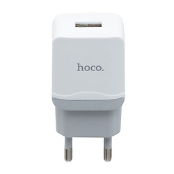 СЗУ Hoco C22A, С кабелем, MicroUSB, 2.4 A, Белый