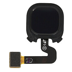 Шлейф Samsung A920 Galaxy A9, Зі сканером відбитка пальця, Чорний