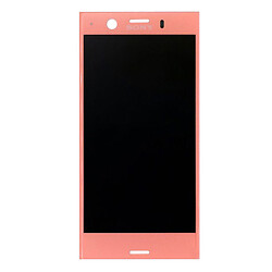Дисплей (екран) Sony G8441 Xperia XZ1 Compact, Original (PRC), З сенсорним склом, Без рамки, Рожевий