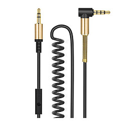 AUX кабель Hoco UPA-02, 2.0 м., 3.5 мм., Черный